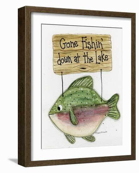 Gone Fishing-Debbie McMaster-Framed Giclee Print