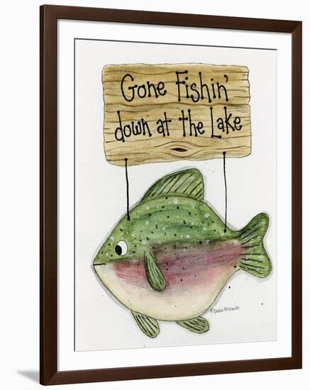 Gone Fishing-Debbie McMaster-Framed Giclee Print