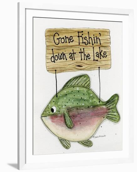 Gone Fishing-Debbie McMaster-Framed Giclee Print