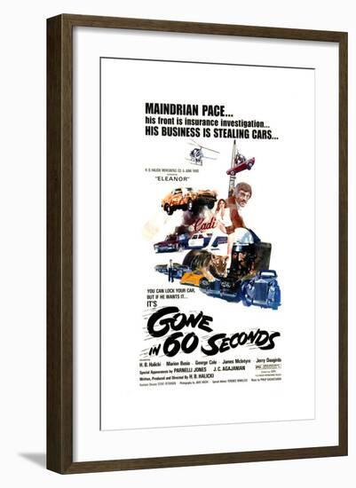 Gone in 60 Seconds, 1974-null-Framed Art Print