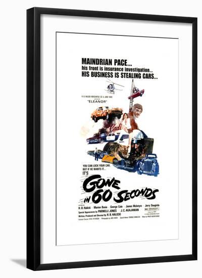 Gone in 60 Seconds, 1974-null-Framed Art Print