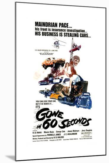 Gone in 60 Seconds, 1974-null-Mounted Art Print