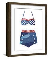 Gone Swimming-Mark Chandon-Framed Giclee Print