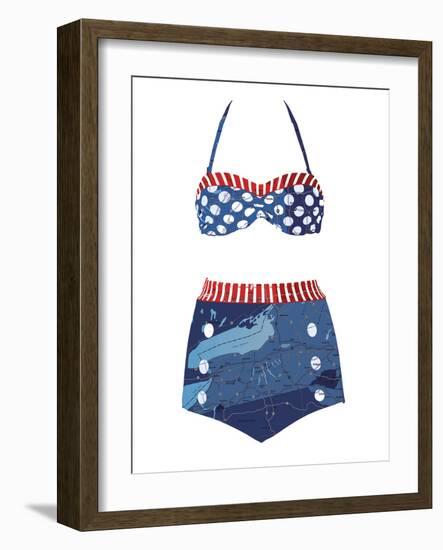 Gone Swimming-Mark Chandon-Framed Giclee Print