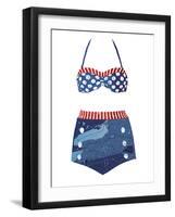 Gone Swimming-Mark Chandon-Framed Giclee Print