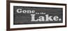 Gone to Lake 1-Lauren Gibbons-Framed Art Print