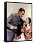 Gone with the Wind, 1939 directed by Victor FlemingLeslie Howard and Olivia by Havilland (photo)-null-Framed Stretched Canvas