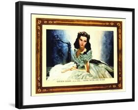 Gone With The Wind, 1939-null-Framed Art Print