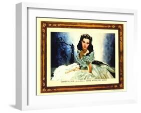 Gone With The Wind, 1939-null-Framed Art Print