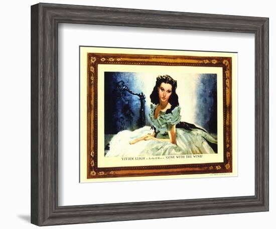 Gone With The Wind, 1939-null-Framed Art Print