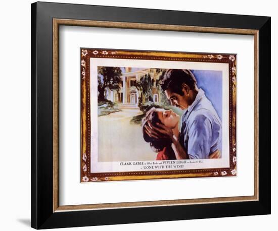 Gone With The Wind, 1939-null-Framed Art Print