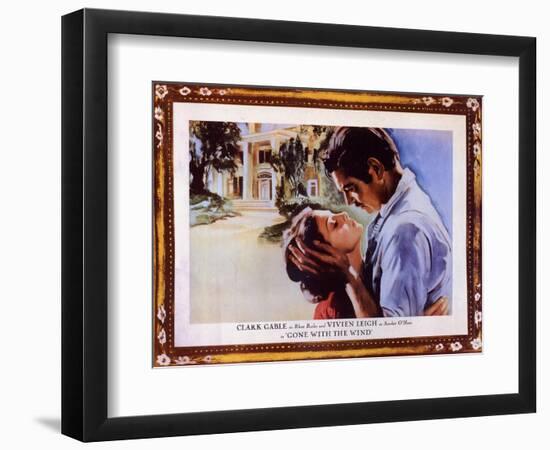 Gone With The Wind, 1939-null-Framed Art Print