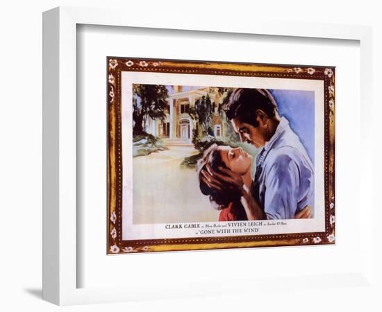 Gone With The Wind, 1939-null-Framed Art Print