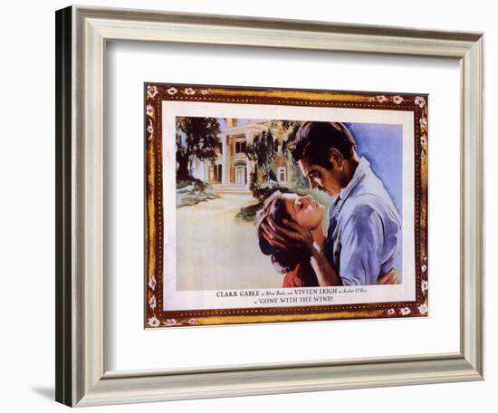 Gone With The Wind, 1939-null-Framed Art Print