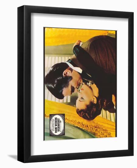 Gone With The Wind, German Movie Poster, 1939-null-Framed Art Print