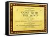 GONE WITH THE WIND, poster art, 1939-null-Framed Stretched Canvas