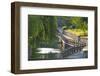 Gongchen Bridge with willow tree, eastern end of the Grand Canal, Hangzhou, China-Keren Su-Framed Photographic Print