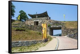 Gongsanseong Castle, Gongju, South Chungcheong Province, South Korea-Michael Runkel-Framed Stretched Canvas