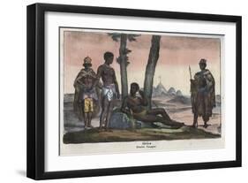 Gonqui Hottentots of the Cape-Stefano Bianchetti-Framed Giclee Print