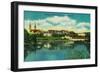 Gonzaga University and St. Aloysius Church, Spokane - Spokane, WA-Lantern Press-Framed Art Print