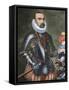 Gonzalo Fernandez De Cordoba (1453-1515). Engraving. Colored.-Tarker-Framed Stretched Canvas