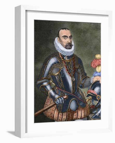 Gonzalo Fernandez De Cordoba (1453-1515)-null-Framed Giclee Print