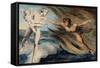 Good and Evil Angels Struggling for the Possession of a Child, C.1793-94-William Blake-Framed Stretched Canvas