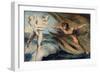 Good and Evil Angels Struggling for the Possession of a Child, C.1793-94-William Blake-Framed Giclee Print