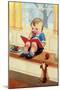 Good Book and a Bite of Apple-Mildred Plew Merryman-Mounted Art Print