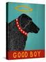 Good Boy Black-Stephen Huneck-Stretched Canvas