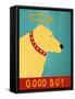 Good Boy Yellow-Stephen Huneck-Framed Stretched Canvas