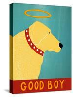 Good Boy Yellow-Stephen Huneck-Stretched Canvas