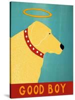 Good Boy Yellow-Stephen Huneck-Stretched Canvas