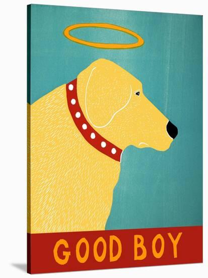 Good Boy Yellow-Stephen Huneck-Stretched Canvas