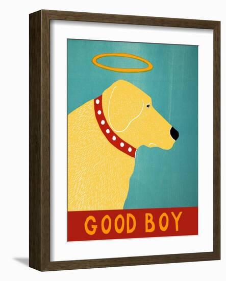 Good Boy Yellow-Stephen Huneck-Framed Giclee Print