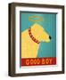 Good Boy Yellow-Stephen Huneck-Framed Premium Giclee Print