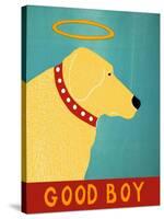 Good Boy Yellow-Stephen Huneck-Stretched Canvas