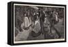 Good-Bye, Nurses Bidding Farewell to Convalescents from a Military Hospital in South Africa-Frank Craig-Framed Stretched Canvas