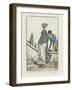 "Good-Bye Till This Evening"-Pierre de La Mesangere-Framed Giclee Print