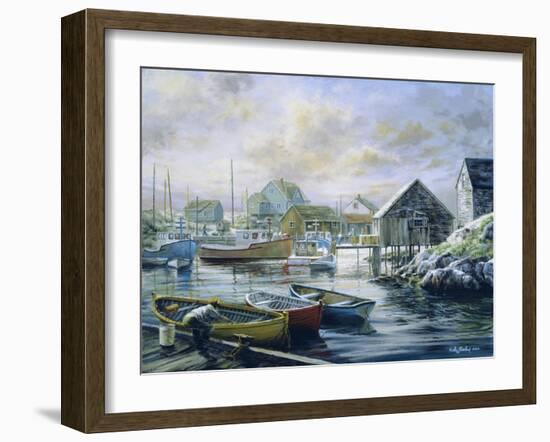Good Catch for a Lazy Day-Nicky Boehme-Framed Giclee Print