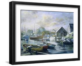 Good Catch for a Lazy Day-Nicky Boehme-Framed Giclee Print