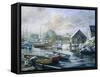 Good Catch for a Lazy Day-Nicky Boehme-Framed Stretched Canvas