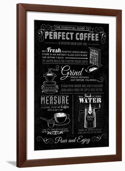 Good Coffee Guide-Tom Frazier-Framed Giclee Print