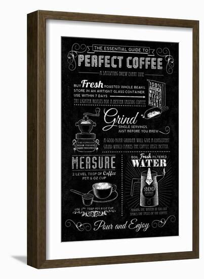 Good Coffee Guide-Tom Frazier-Framed Giclee Print