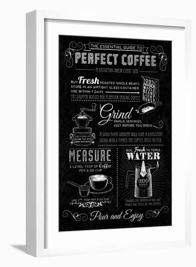 Good Coffee Guide-Tom Frazier-Framed Giclee Print