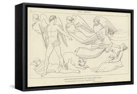 Good Daemons-John Flaxman-Framed Stretched Canvas