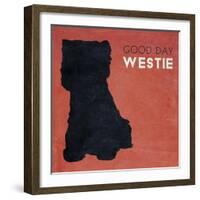 Good Day Westie-null-Framed Art Print