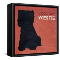 Good Day Westie-null-Framed Stretched Canvas