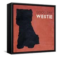 Good Day Westie-null-Framed Stretched Canvas