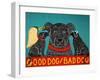 Good Dog Bad Dog Black-Stephen Huneck-Framed Giclee Print